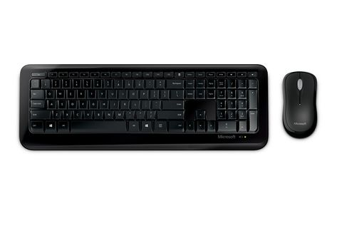 Bộ bàn phím chuột không dây Microsoft 850 đen