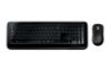 Bộ bàn phím chuột không dây Microsoft 850 đen
