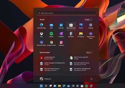 Windows 11 sẽ không còn cho phép sử dụng Start Menu của Windows 10