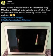  Nhiều MacBook 'đột tử' khi nâng cấp hệ điều hành 