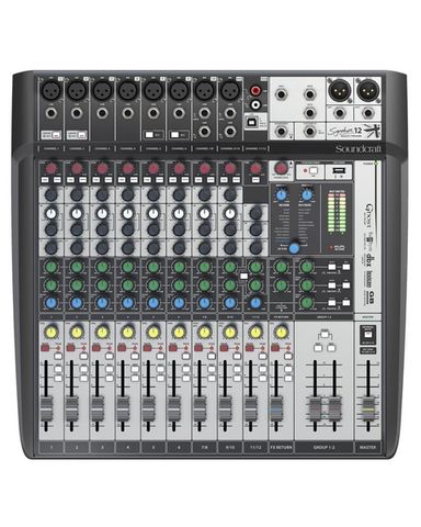Mixer Analog Soundcraft Signature 12mt