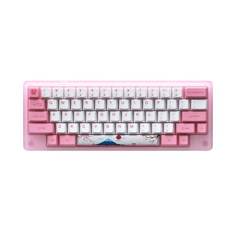 Bàn Phím Cơ Akko Acr59 Pink Rgb Akko Cs Jelly Pink