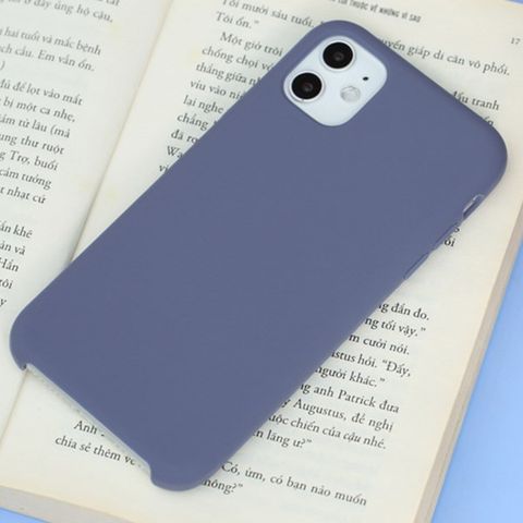 Ốp lưng iPhone 11 nhựa dẻo LIQUID SILICONE B JM Xanh biển sâu