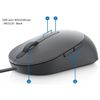 Dell Laser Wired Mouse Ms3220 (black/titan Grey)