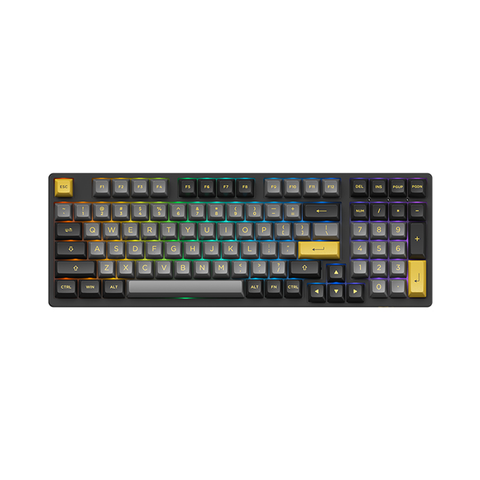 Bàn Phím Cơ Không Dây Akko 3098n Multi-modes Black Gold (ttc Switch)