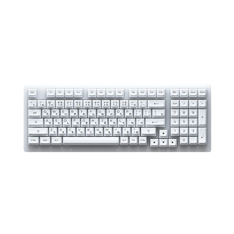 Bàn Phím Cơ Akko Acr98 White Rgb Akko Cs Jelly White