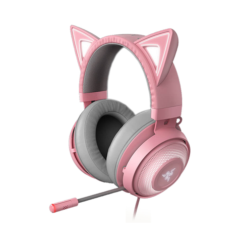 Tai Nghe Gaming Razer Kraken Kitty Quartz Rz04-02980200-r3m1