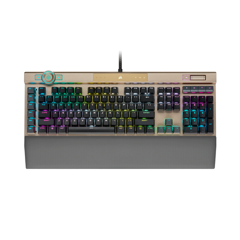 Bàn Phím Cơ Corsair K100 Midnight Gold Rgb Opx Optical Ch-912a21a-na