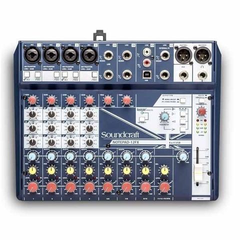 Mixer Analog Soundcraft Notepad-12fx