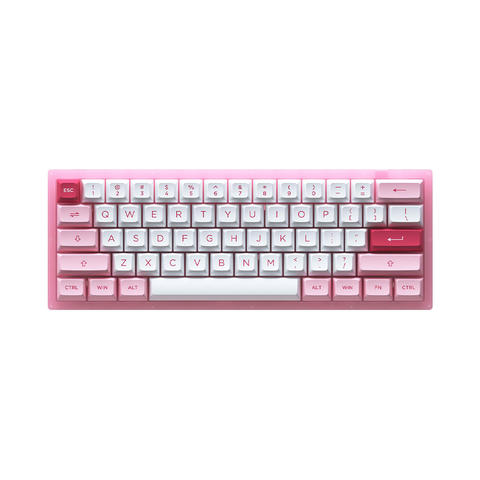 Bàn Phím Cơ Akko Acr61 Pink Rgb Akko Cs Jelly Pink