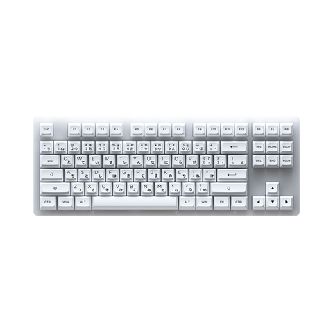 Bàn Phím Cơ Tkl Akko Acr87 White Rgb Akko Cs Jelly White