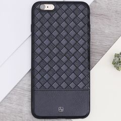  Ốp lưng iPhone 6 Plus - 6s Plus Nhựa dẻo BV Mix PU Đen 