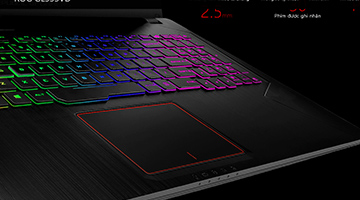 Thay đổi màu sắc đèn phím trên Asus Rog GL553VD