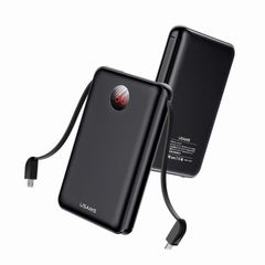  Pin Sạc Dự Phòng USAMS 2 Cáp Sạc Cổng TYPE C & MICRO USB LIGHTNING 