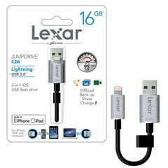  USB Lightning Lexar Jumpdriver C20i 16GB -LJDC20I-16GB 