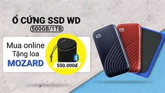 Cơ hội nhận ngay quà tặng siêu xịn sò khi mua ổ cứng di động SSD và USB dung lượng khủng, mua một được hai, ngại gì không sắm