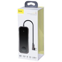  Hub Chuyển Đa Năng Tích Hợp Sạc Apple Watch Baseus 6 In 1 Type-c Lv521-az-dg 