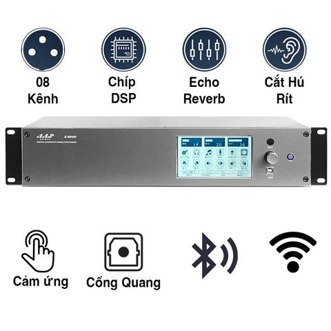 Vang Số Aap K9900, Chống Hú Rít, 8ch, Optical, Cảm Ứng