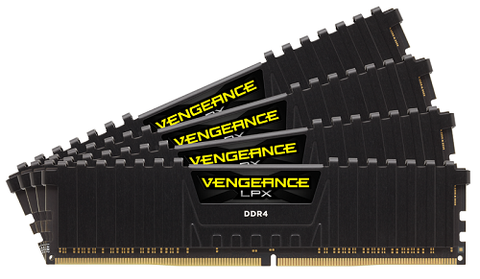 Vengeance® Lpx 64Gb (4 X 16Gb) Ddr4 Dram 3466Mhz C16 - Black