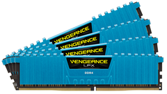  Vengeance® Lpx 16Gb (4X4Gb) Ddr4 Dram 2400Mhz C14 - Blue 