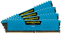  Vengeance® Lpx 16Gb (4X4Gb) Ddr4 Dram 2800Mhz C16 - Blue 