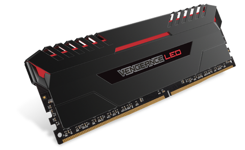 Vengeance® Led 16Gb (2 X 8Gb) Ddr4 Dram 2666Mhz C16 - Red Led