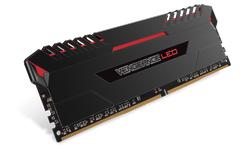  Vengeance® Led 16Gb (2 X 8Gb) Ddr4 Dram 2666Mhz C16 - Red Led 