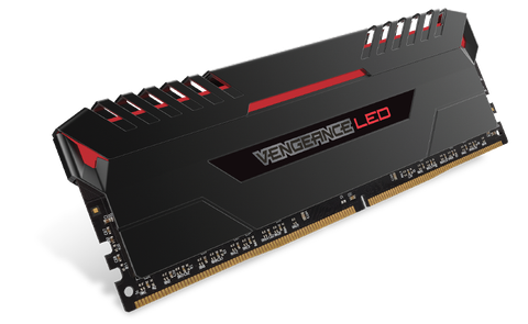 Vengeance® Led 32Gb (2 X 16Gb) Ddr4 Dram 3200Mhz C16 - Red Led