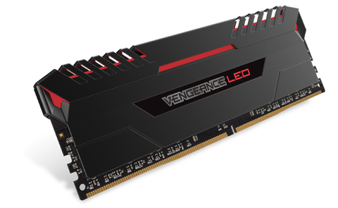 Vengeance® Led 32Gb (2 X 16Gb) Ddr4 Dram 3200Mhz C16 - Red Led