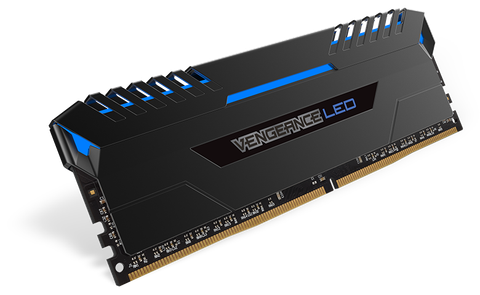 Vengeance® Led 32Gb (4 X 8Gb) Ddr4 Dram 2666Mhz C16 - Blue Led