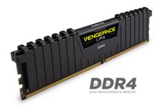  Vengeance® Lpx 16Gb (1X16Gb) Ddr4 Dram 2400Mhz C14 - Black 