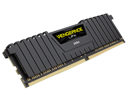 VENGEANCE® LPX 32GB (4X8GB) DDR4 DRAM 2666MHZ C15 - BLACK