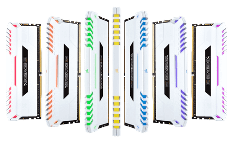 Vengeance® Rgb 16Gb (2 X 8Gb) Ddr4 Dram 3000Mhz C15 White