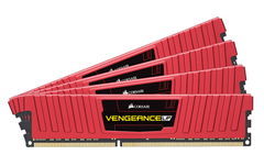  VENGEANCE LP MEMORY 16GB 1866MHZ CL10 DDR3 