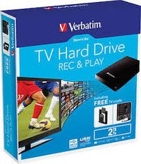  Verbatim 53192 Hdd Store N Go Tv Hard Drive 2Tb Usb3.0 Black 