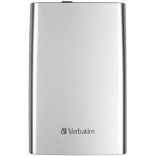  Verbatim Portable Hard Drive 2Tb Silver 53198 