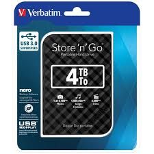 Verbatim Store N Go 500Gb Portable Hard Drive Black 53193