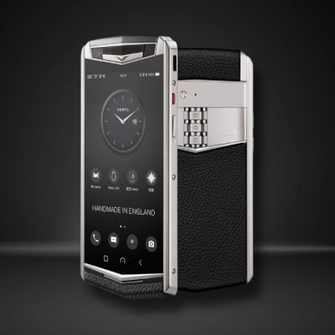 Điện Thoại Vertu Aster P Silver Jade Black