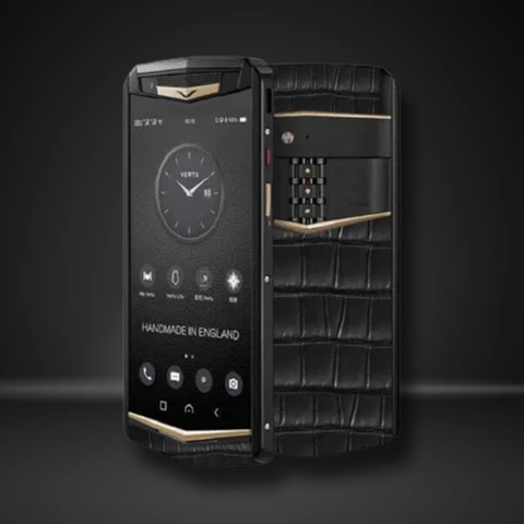 Điện Thoại Vertu Aster P Jade Black Alligator Mix Gold