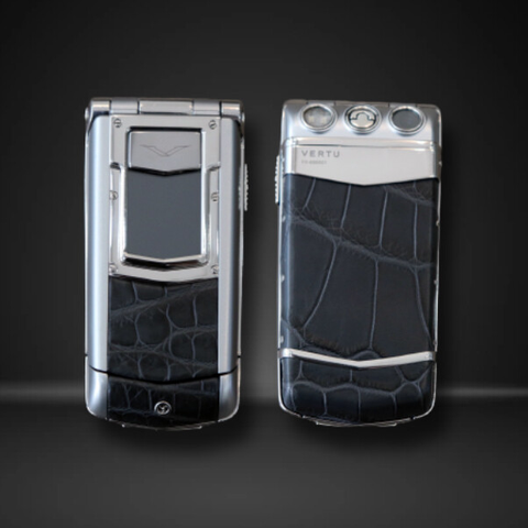 Điện Thoại Vertu Constellation Axyta Black Ceramic Alligator