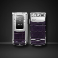  Điện Thoại Vertu Constellation Ayxta Purple Sapphire Key Alligator Diamond 