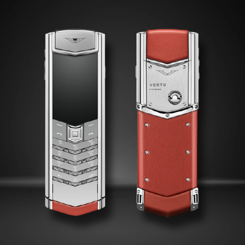 Điện Thoại Vertu Signature S Steel Silver Red