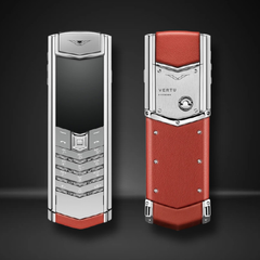  Điện Thoại Vertu Signature S Steel Silver Red 