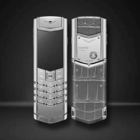 Điện Thoại Vertu Signature S Silver Alligator Grey