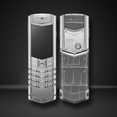  Điện Thoại Vertu Signature S Silver Alligator Grey 