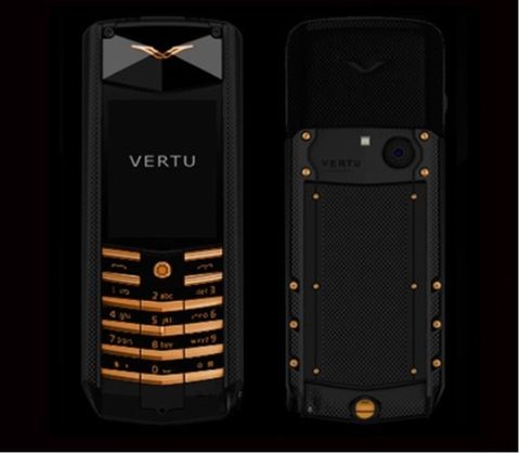 Vertu Ascent X Black Knurl Red Gold Mixed Metals