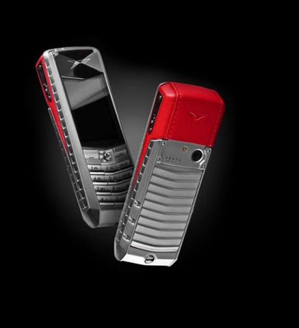 Vertu Ascent X Knurled Red And Black Leather