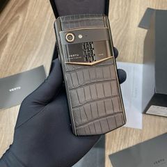  Điện Thoại Vertu Aster P Đen Demi Rose Gold Diamonds 