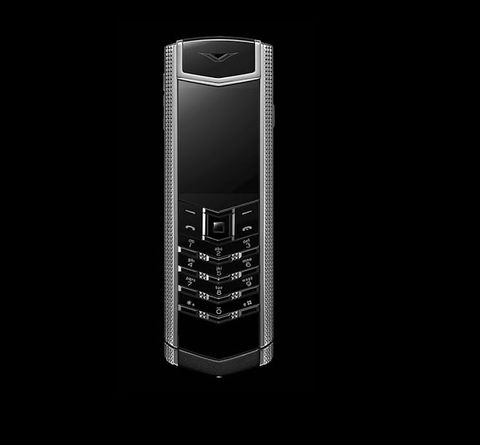 Vertu Clous De Paris Stainless Steel Black