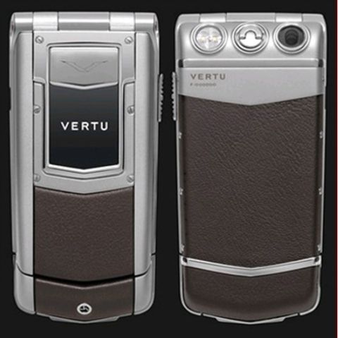 Vertu Constellation Ayxta Brown Leather